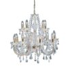 Marie Chandelier Clear Shade Octagonal Droplets Ceiling Light