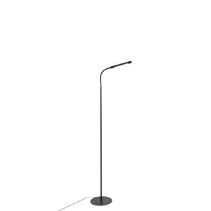 Design floor lamp black incl. LED with touch dimmer – Palka