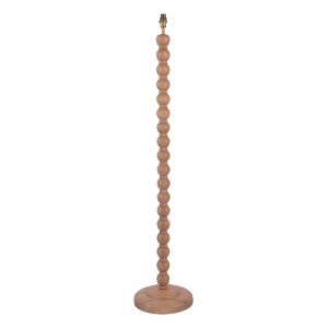 Laura Ashley Maria Wooden Floor Lamp Base Only With Antique Brass Detail LA3756213-Q