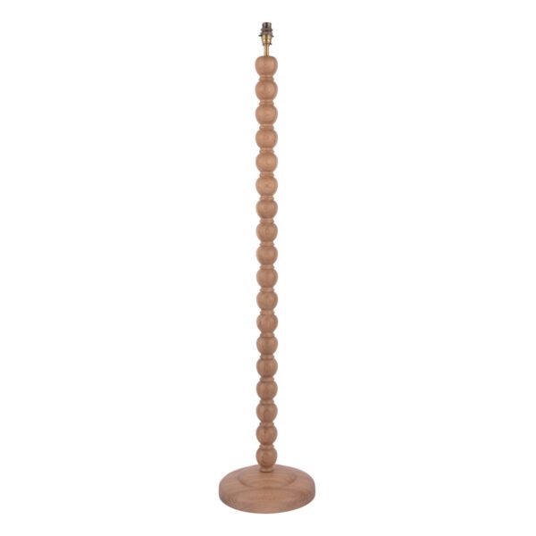 Laura Ashley Maria Wooden Floor Lamp Base Only With Antique Brass Detail LA3756213-Q