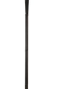 Interiors 1900 64042 Tiffany Dark Star 1 Light Uplighter Floor Lamp - Height: 1760mm