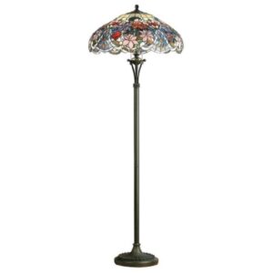 Interiors 1900 64323 Sullivan Tiffany Floor Lamp: Height - 1600mm