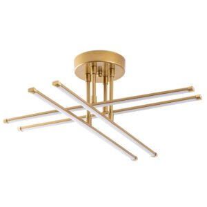 Alvero Metal Ceiling Light in Gold