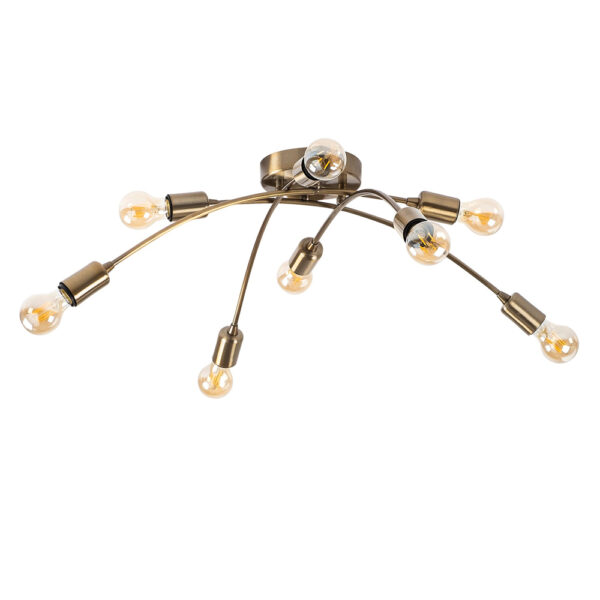 Brelan 8 Light Metal Ceiling Light in Vintage