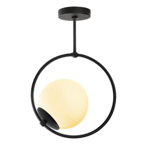 Givon Metal Ceiling Light in Black