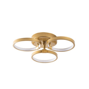 Halka Metal Ceiling Light in Gold