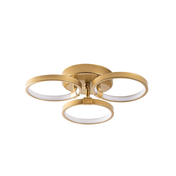 Halka Metal Ceiling Light in Gold
