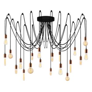 Kabluni Metal Ceiling Chandelier Light in Copper