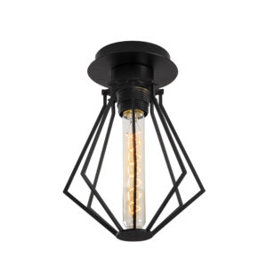Oylat Metal Ceiling Light in Black