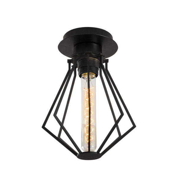 Oylat Metal Ceiling Light in Black