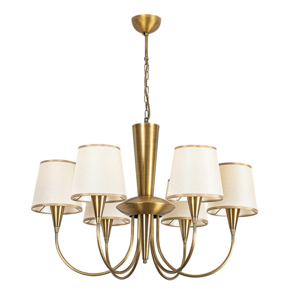 Pardo 6 Light Metal Chandelier Light in Antique