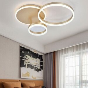 2/3.5 ft Circles Ceiling Light with LED Dimmable/Non-Dimmable - 3 Rings / Non-Dimmable