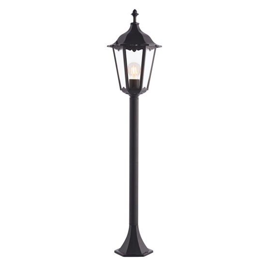 Burford Small Floor Lamp In Black