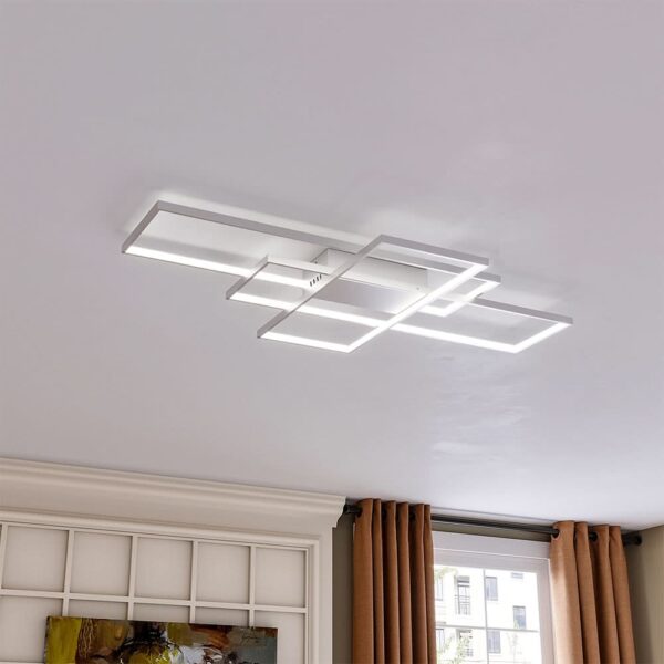 Modern Rectangular LED Ceiling Light Non-Dimmable 89W/113W - 89W
